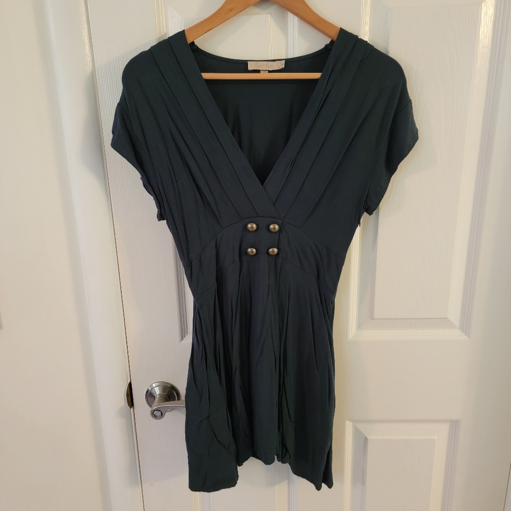 Dark Green Tunic Top